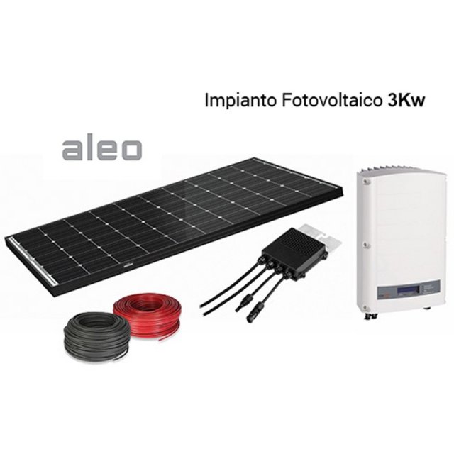 KIT FOTOVOLTAICO Aleo + Solaredge 3000 Wp