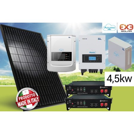 KIT FOTOVOLTAICO 4,5KW EXE Solar + Inverter con Accumulo 