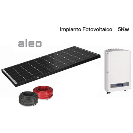 KIT FOTOVOLTAICO Aleo + Solaredge 5,000 Wp