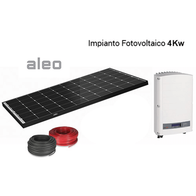 KIT FOTOVOLTAICO Aleo + Solaredge 4,000 Wp