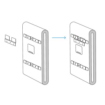 Staffe da parete per il modulo di storage