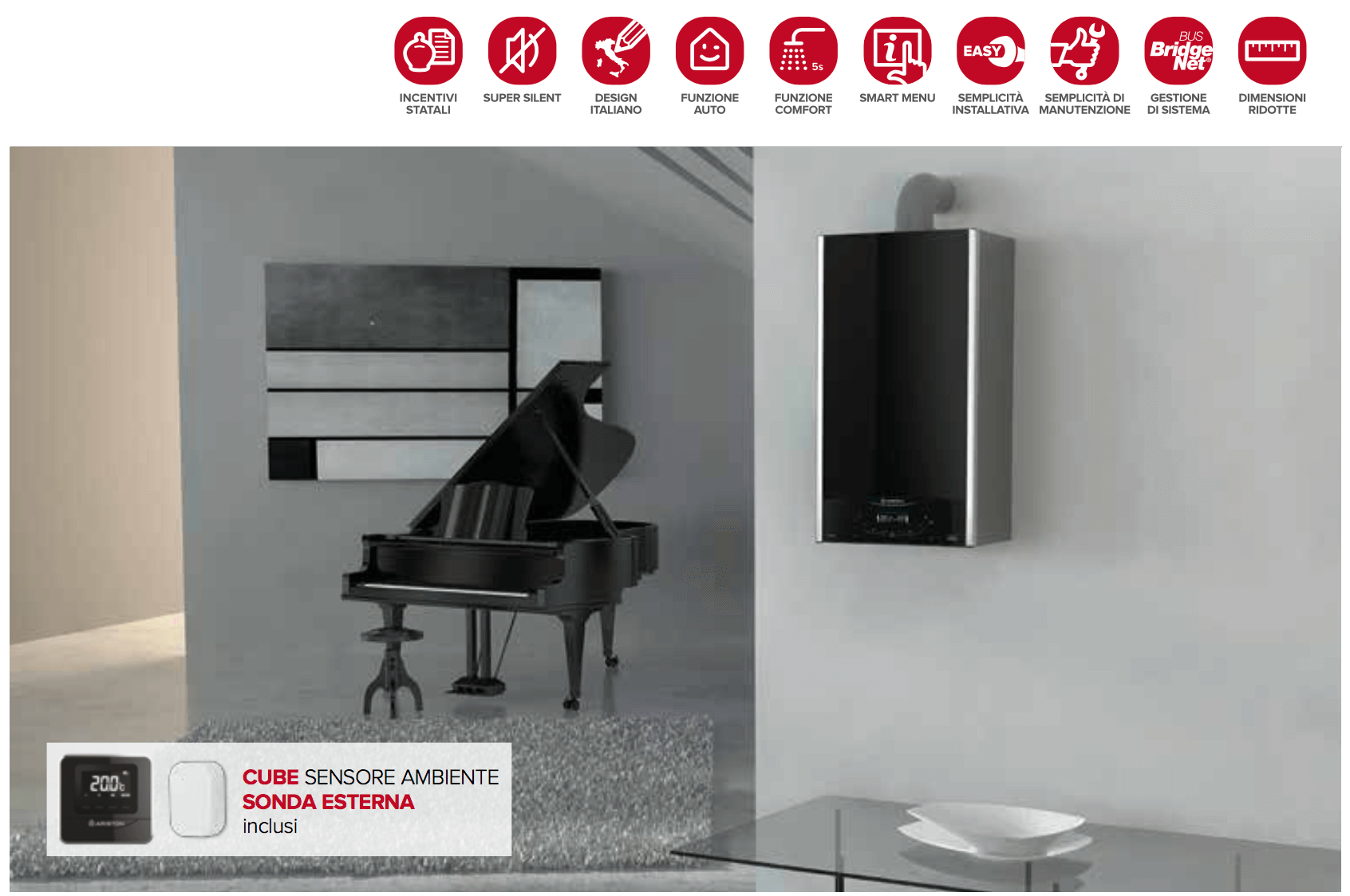 Caldaia a Condensazione Alteas One Net Ariston